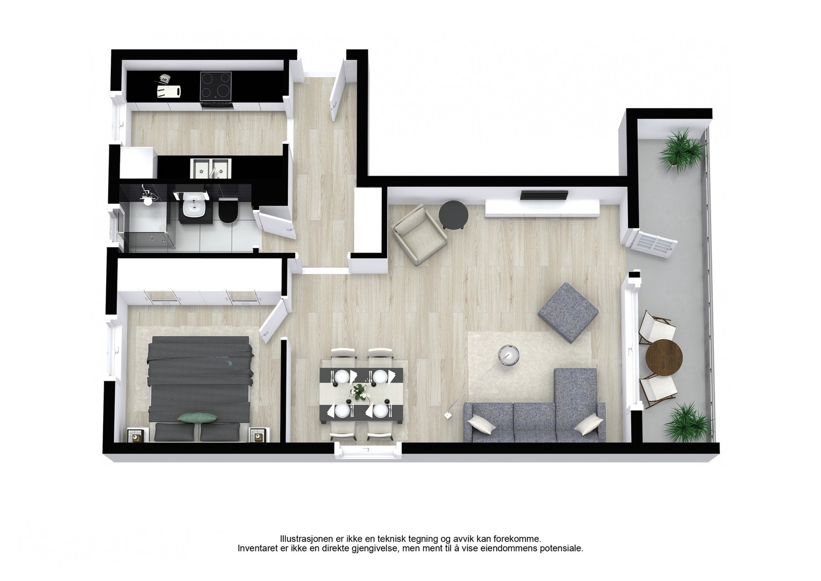 Planløsningen Galleribilde