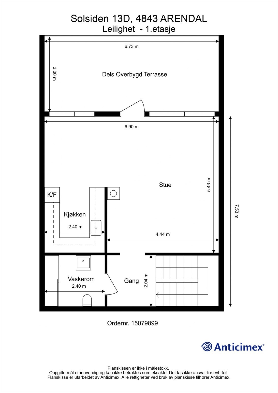 Plantegning Galleribilde
