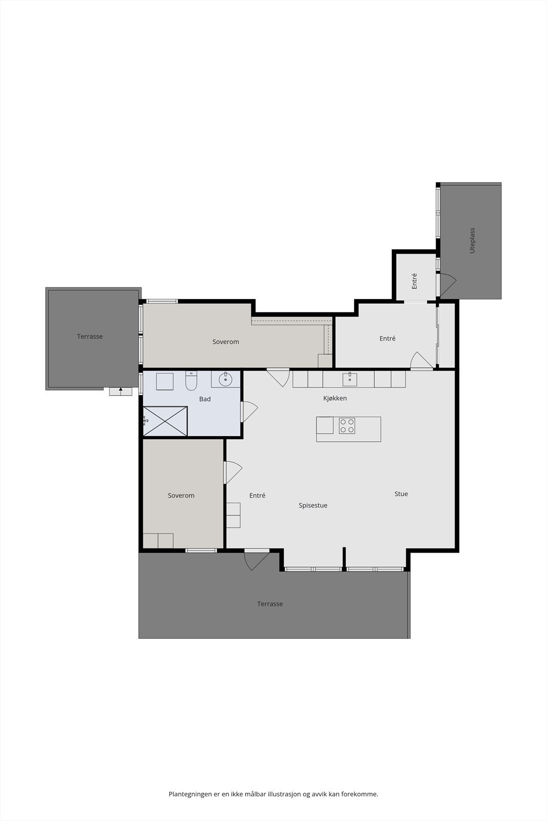 Plantegning Galleribilde