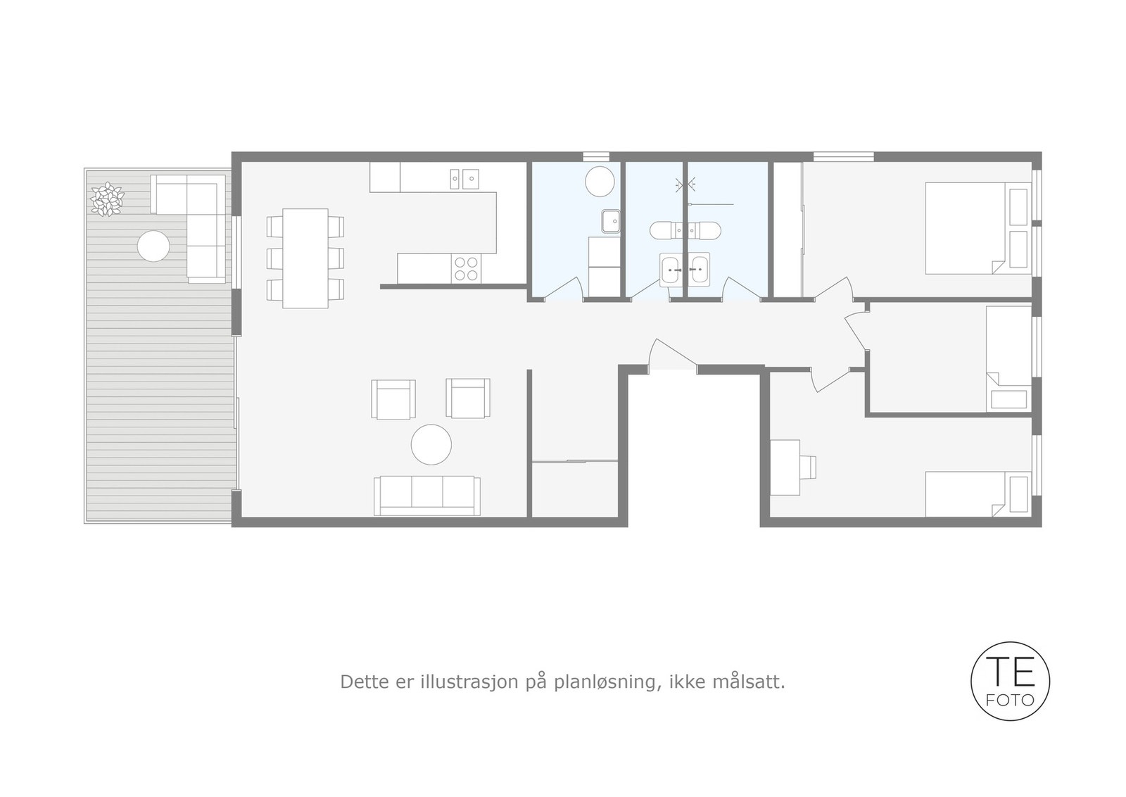 ASK Eiendomsmegling | Plantegning Galleribilde