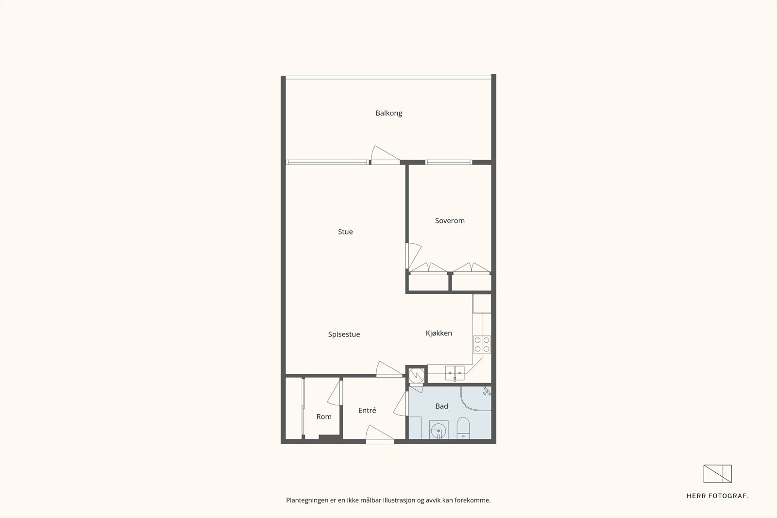 Plantegning Galleribilde