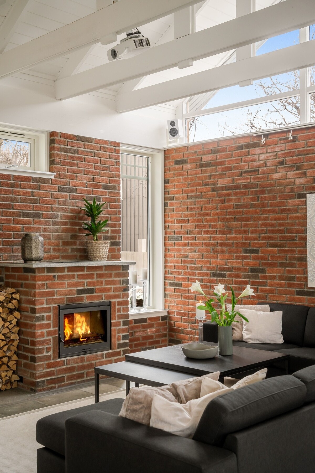 Her ligger alt til rette for hyggelige stunder. Galleribilde