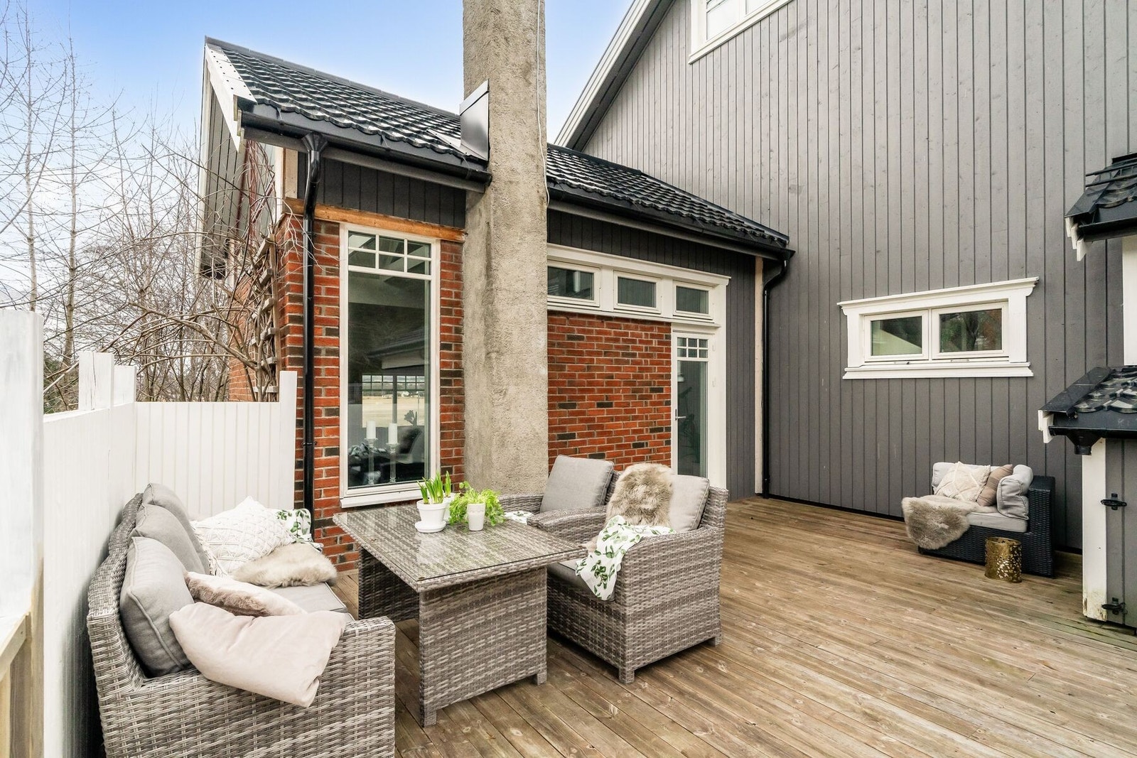 Her ligger alt til rette for å nyte gode solværsdager. Galleribilde