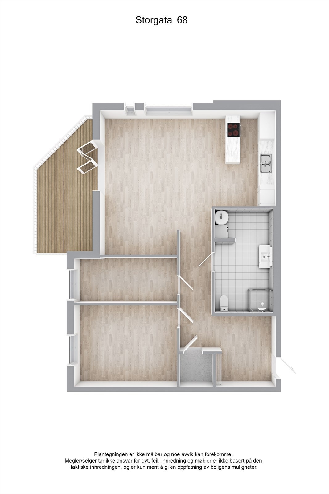 Planskisse 3D. Galleribilde