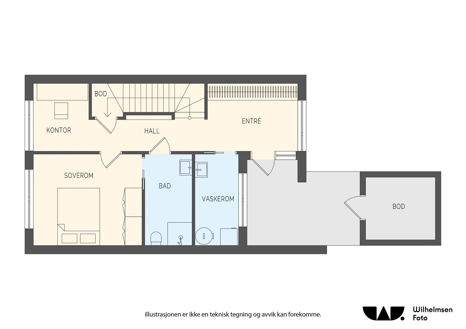 - Utforming og planløsning, plan 1 - Galleribilde