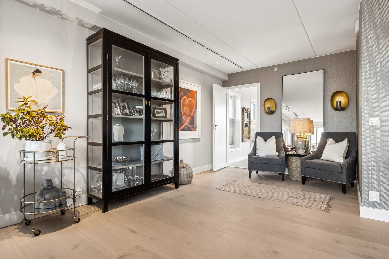 Koselig krok i stuen Galleribilde