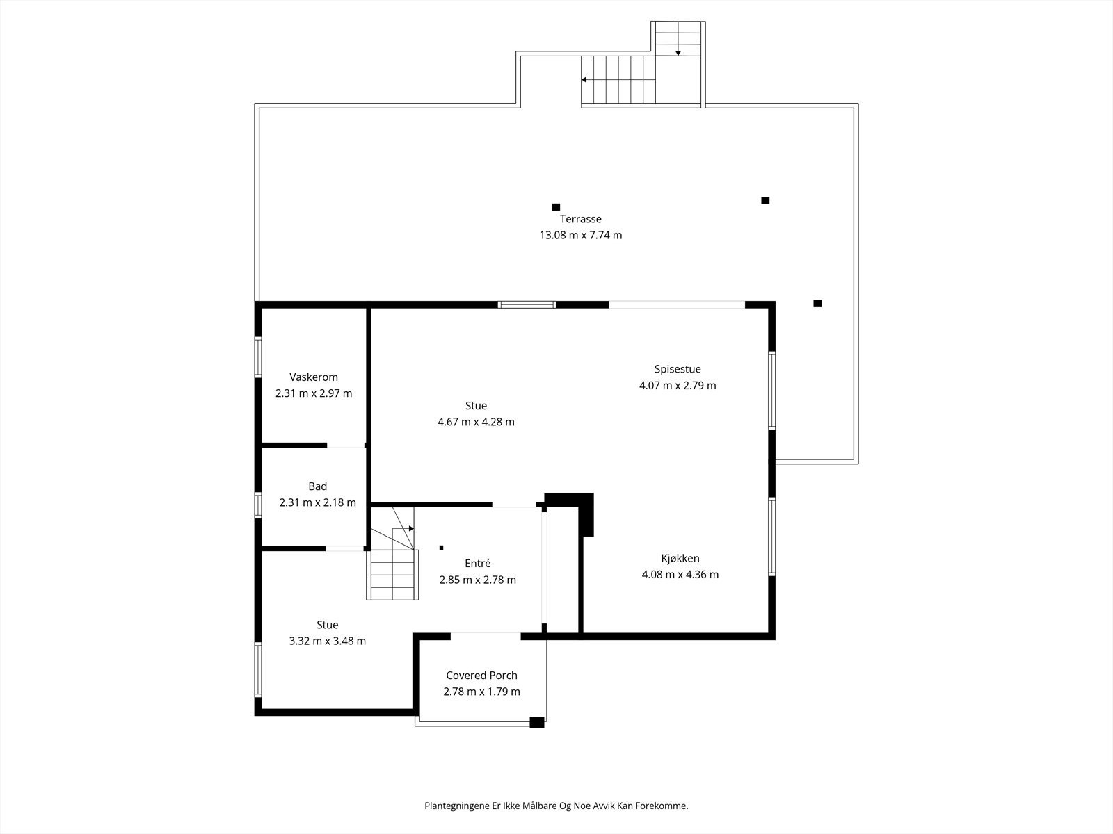 Planskisse første etasje. Galleribilde