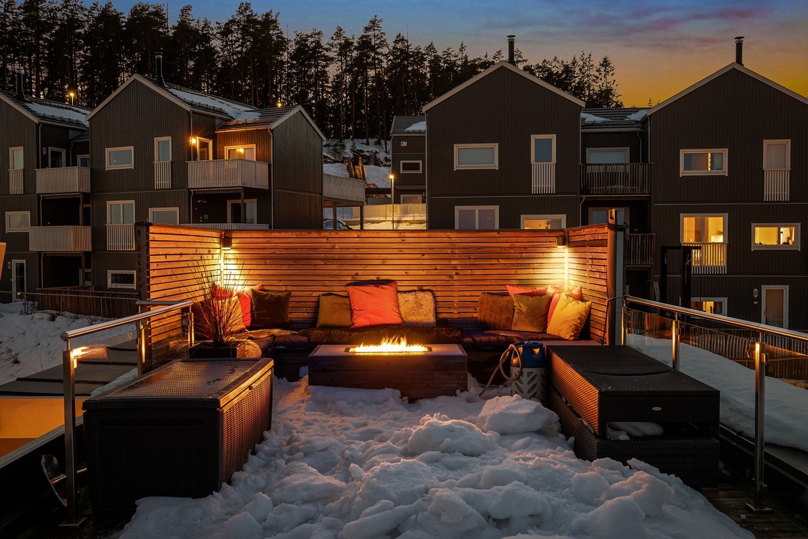 Her kan man nyte solrike dager og flotte solnedganger i rolige omgivelser. Galleribilde