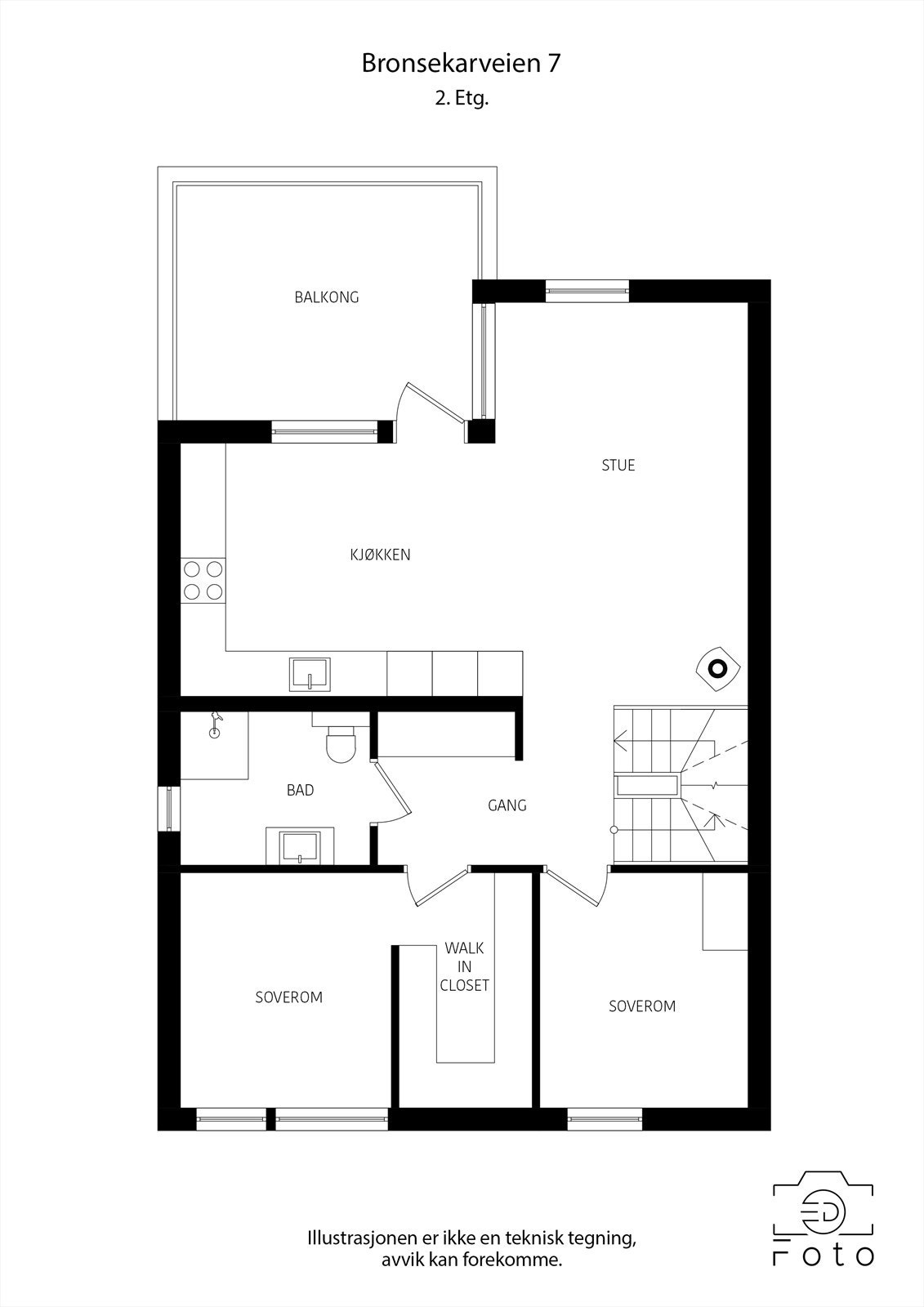 Plantegning 2.etasje. Galleribilde