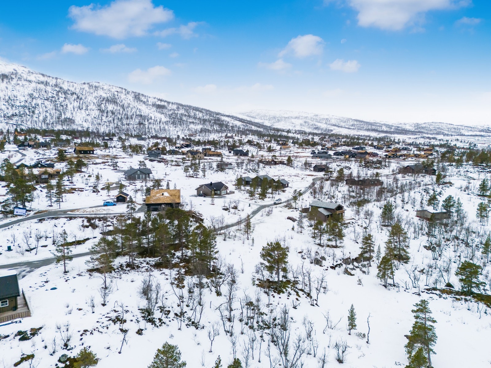Høyt over hverdagen finner du denne koselige tomten Galleribilde