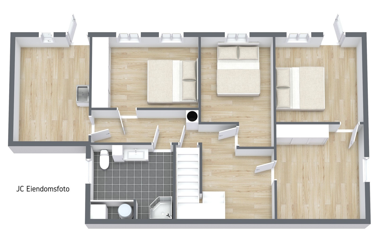 Planløsning under etasje: Galleribilde