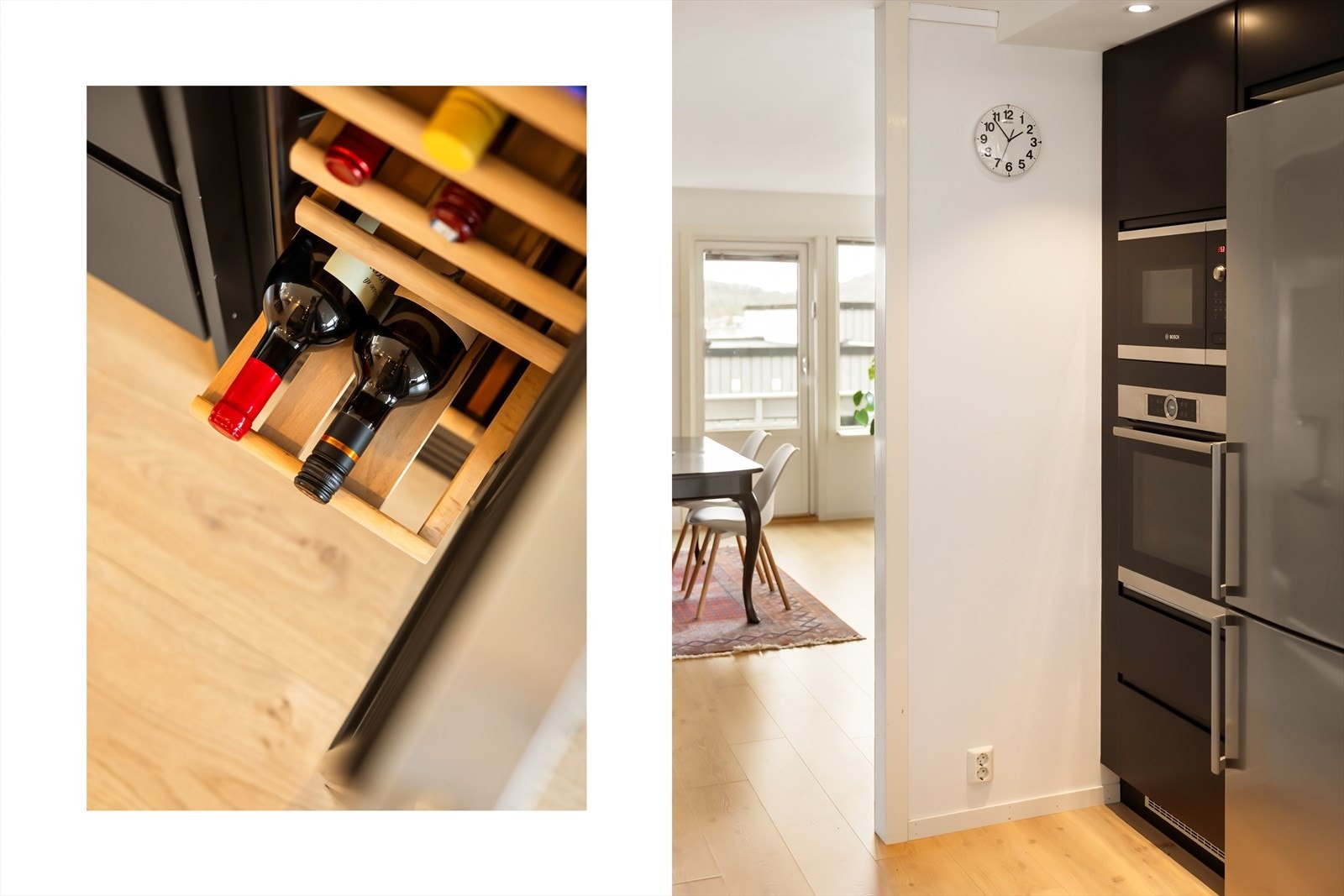 - Ny eier får gleden av integrert induksjonstopp, stekeovn, vinskap, mikrobølgeovn, kjøleskap m/ frysedel og oppvaskemaskin - Galleribilde