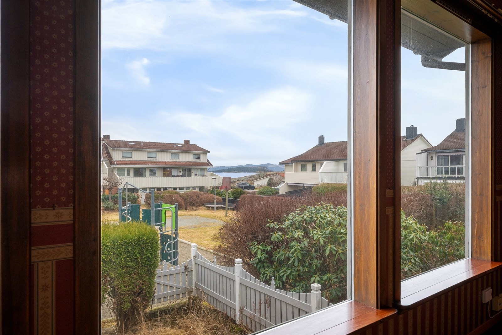 Fra stuevinduet. Galleribilde