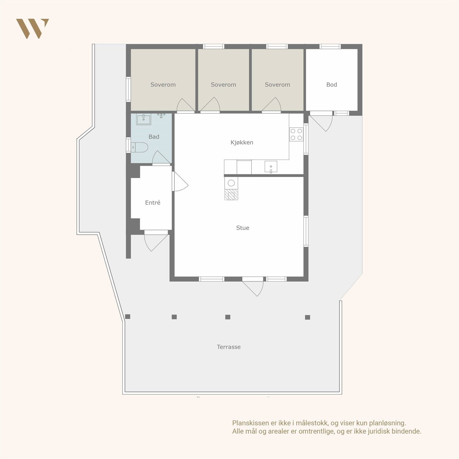 - Plantegning Hovedplan - Galleribilde