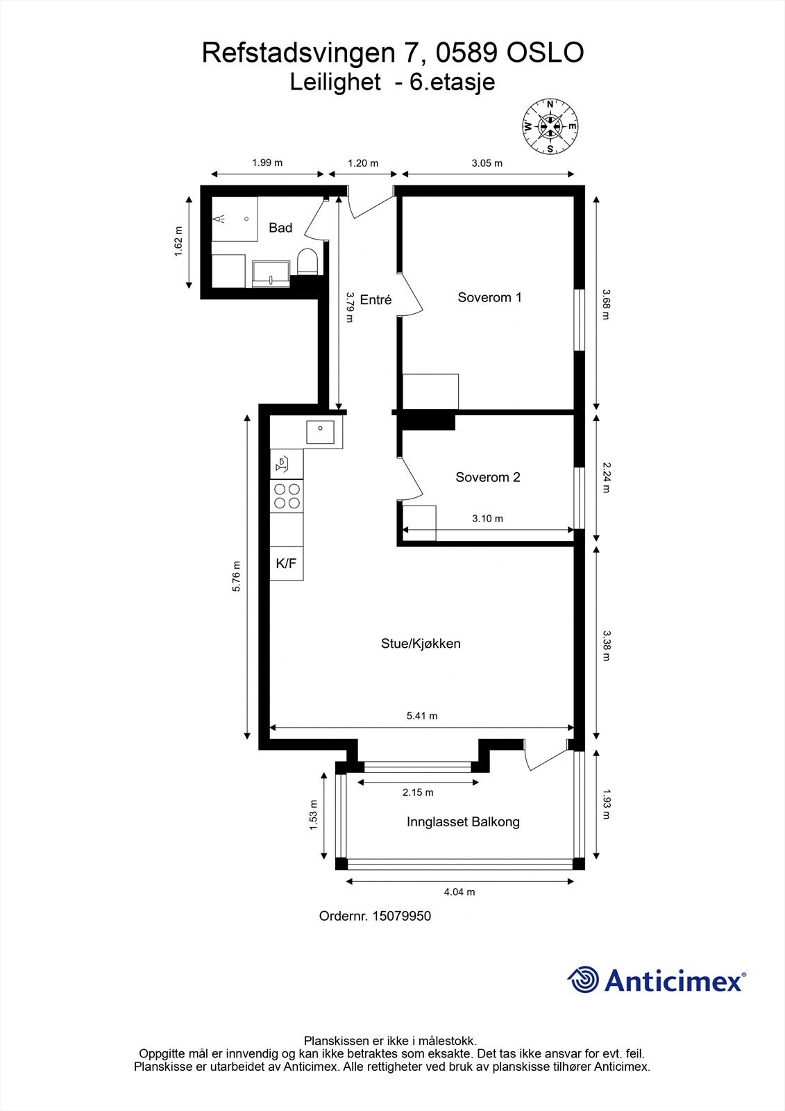 Plantegning Galleribilde