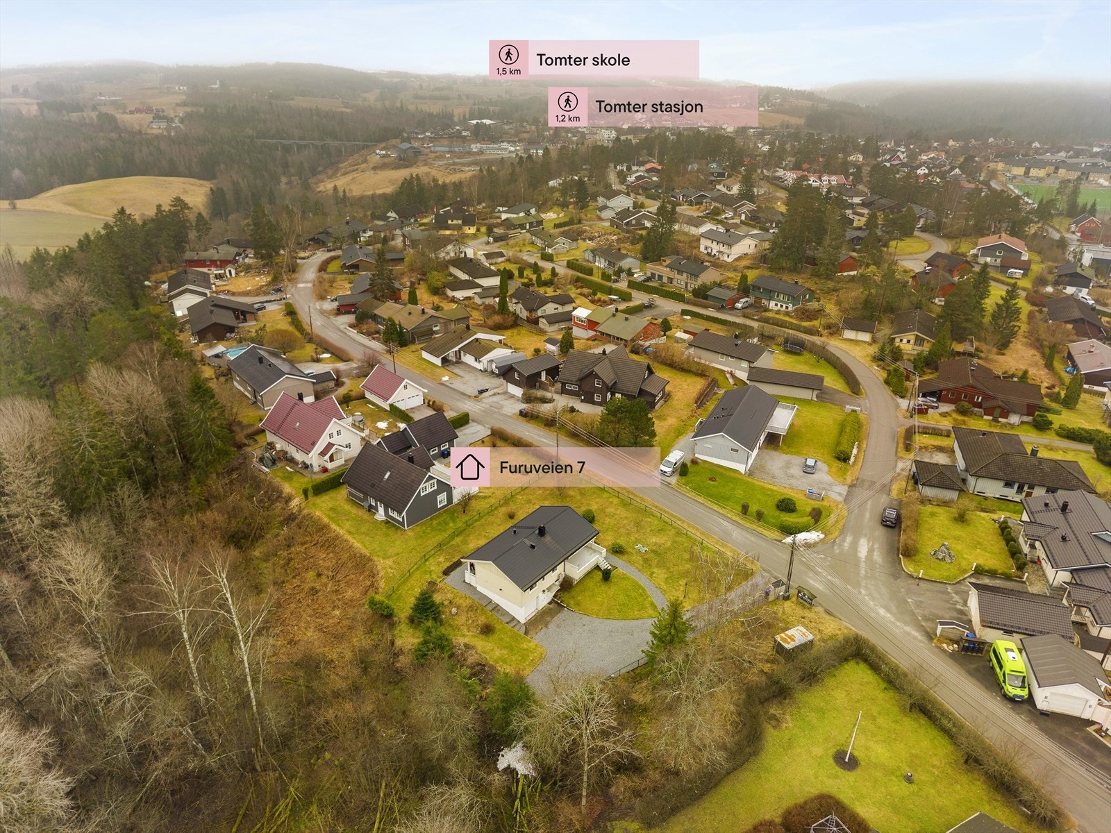 Dronefoto Galleribilde