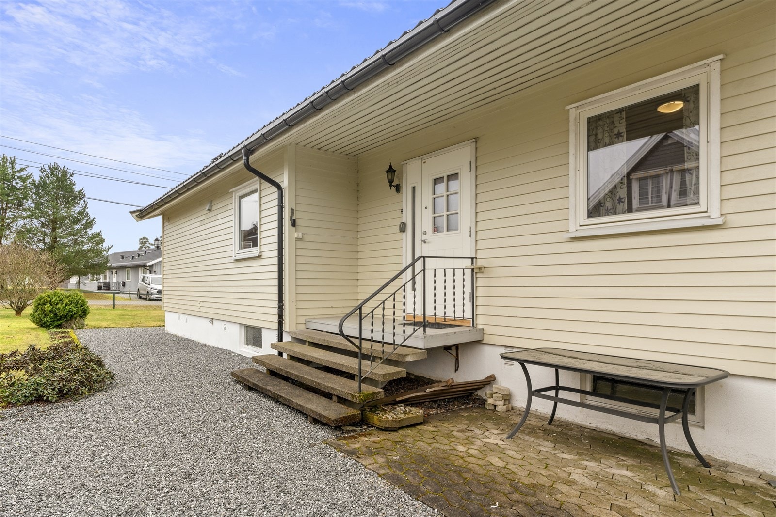 Fasade ved inngangssiden Galleribilde