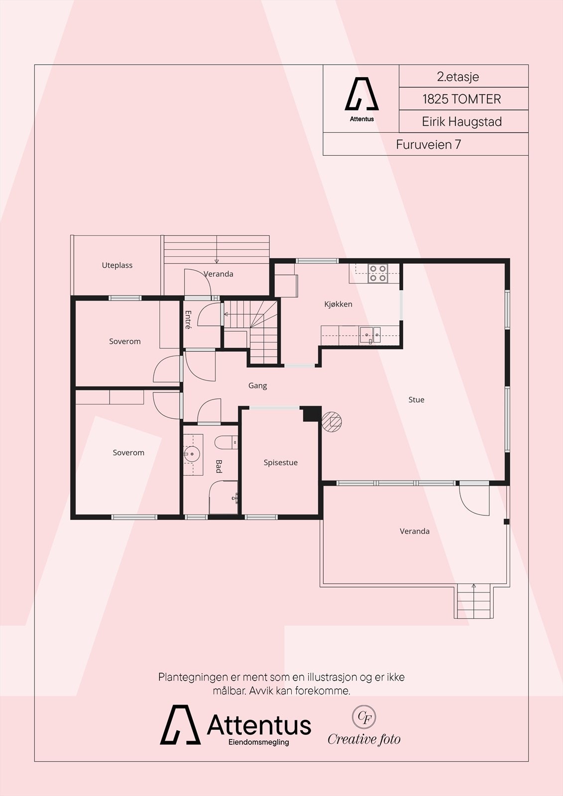 Plantegning Galleribilde