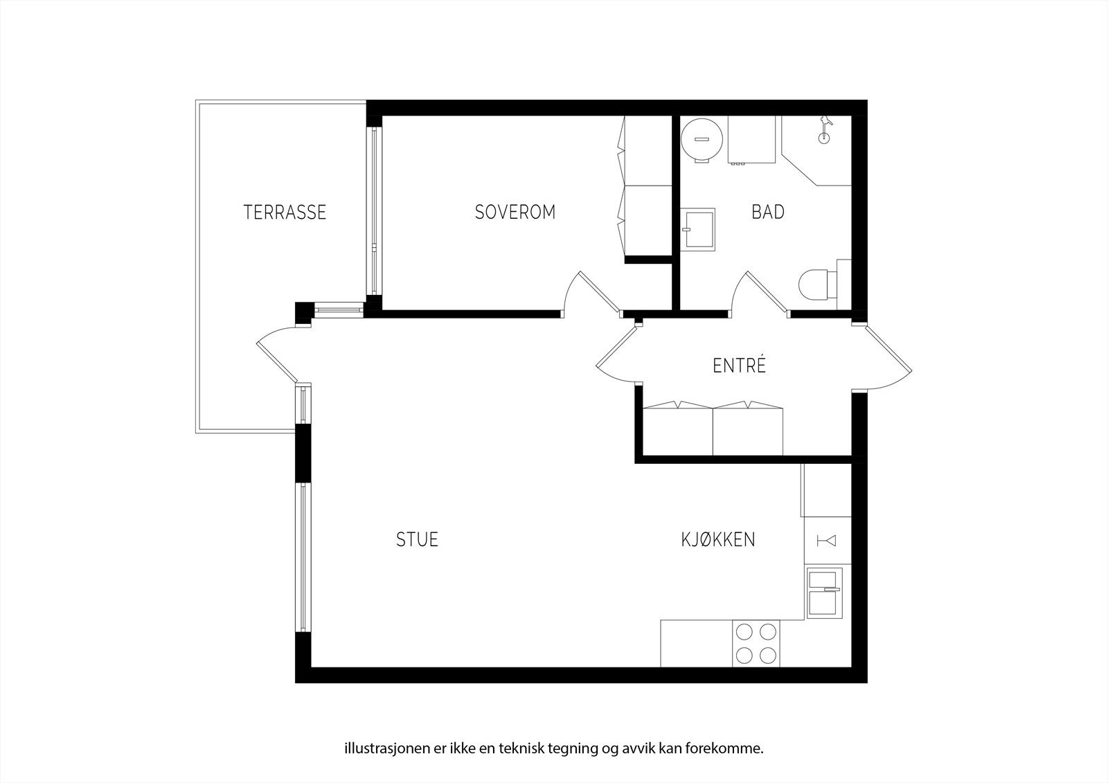 Plantegning Galleribilde