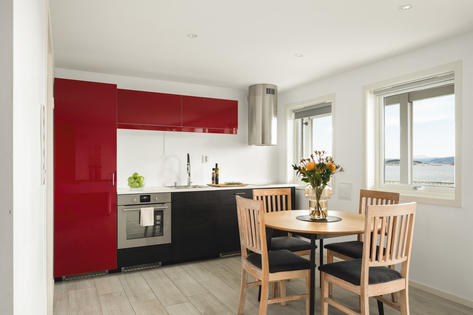 I underetasjen er det eksklusive og svært slitesterke fliser Galleribilde