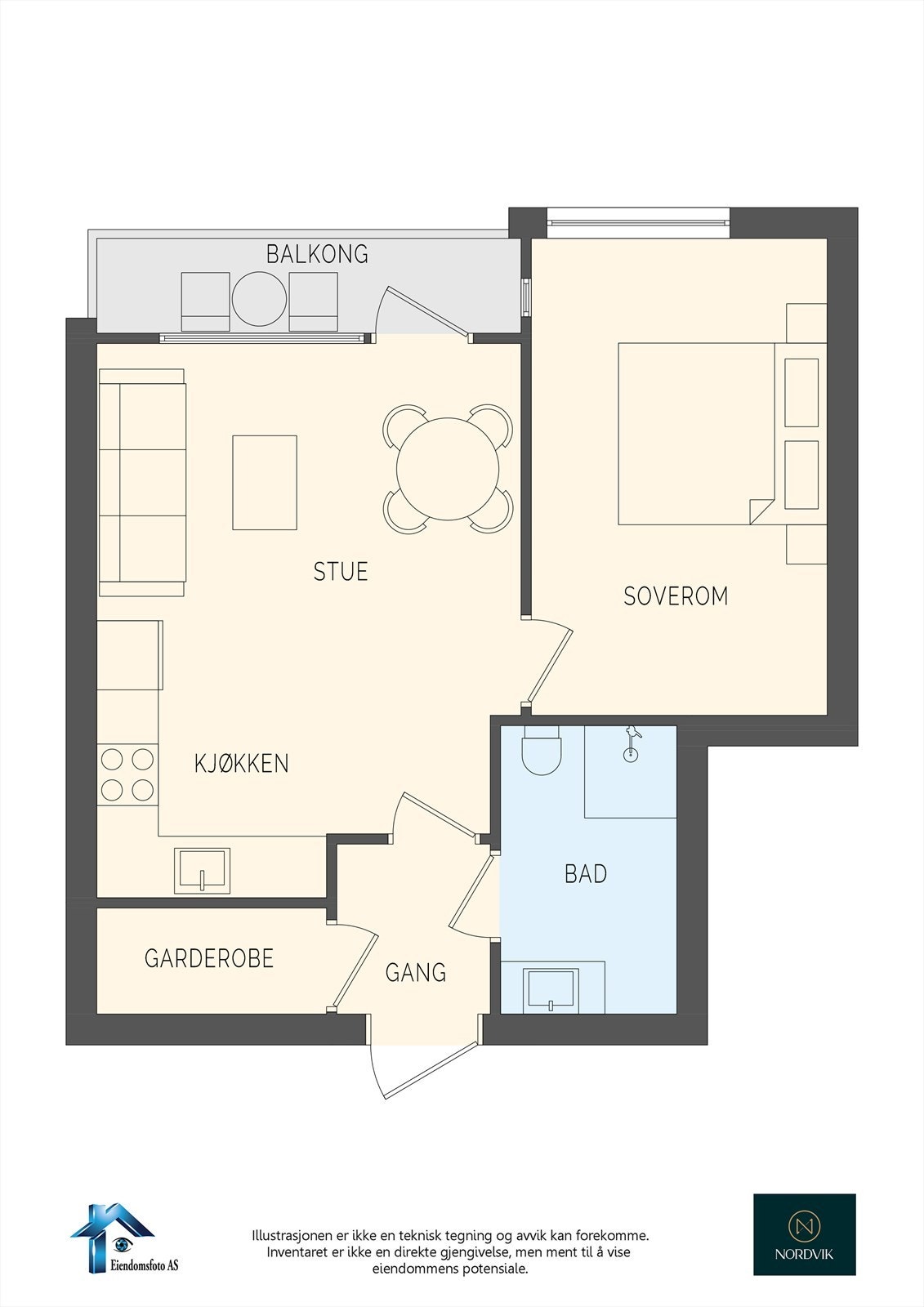 Planskisse Galleribilde