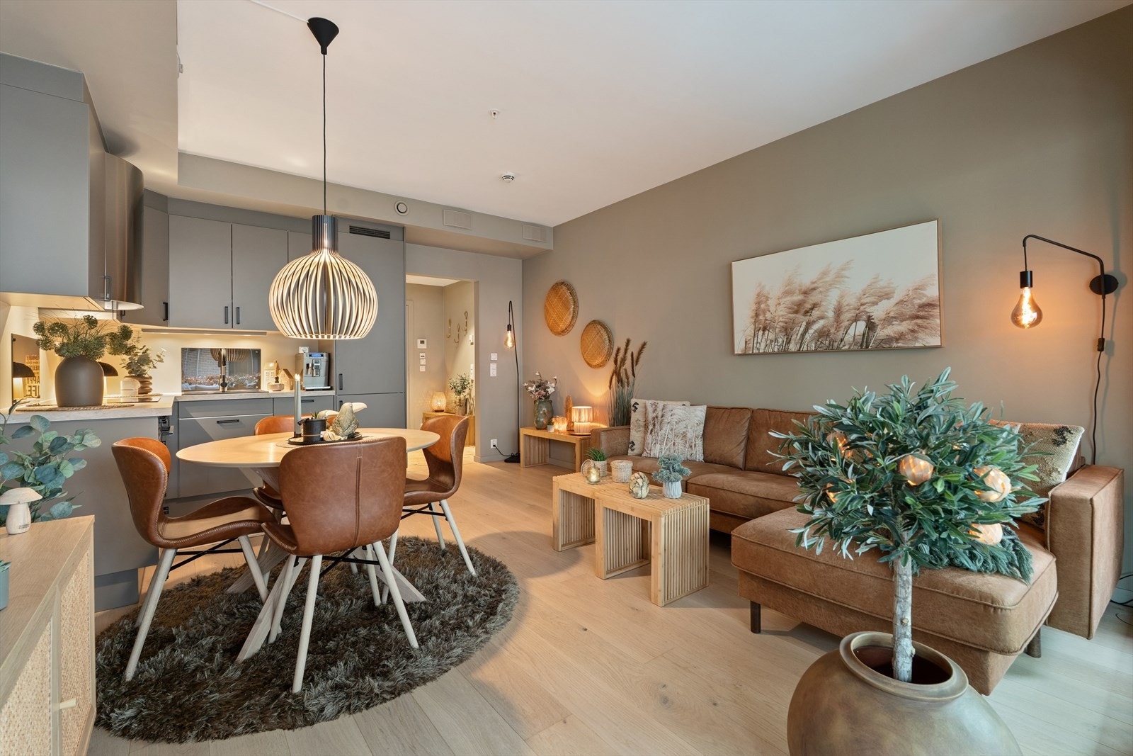 Balansert ventilasjon fra byggeåret sikrer et sunt og behagelig inneklima. Galleribilde