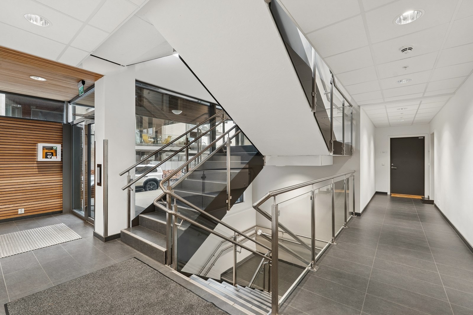 Fellesarealene er representative og velholdte. Bygget er fra 2018 og har heis. Galleribilde