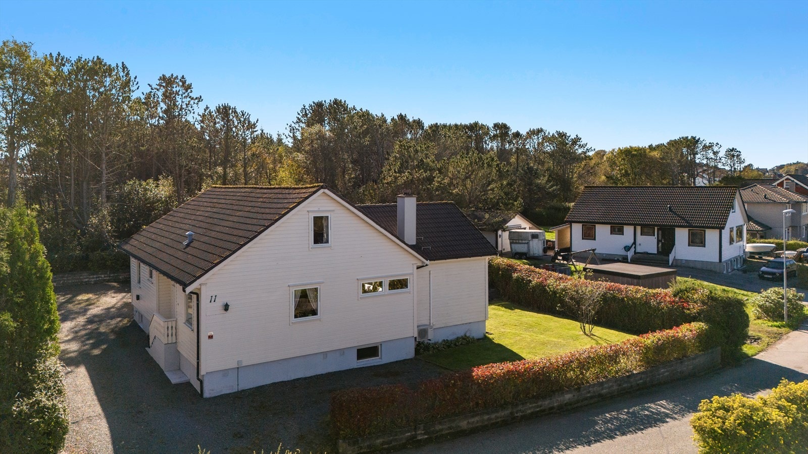 Gruset gårdsrom Galleribilde