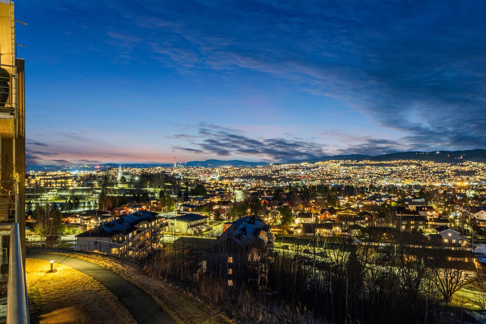 Her får du en fantastisk utsikt utover Trondheim by. Galleribilde