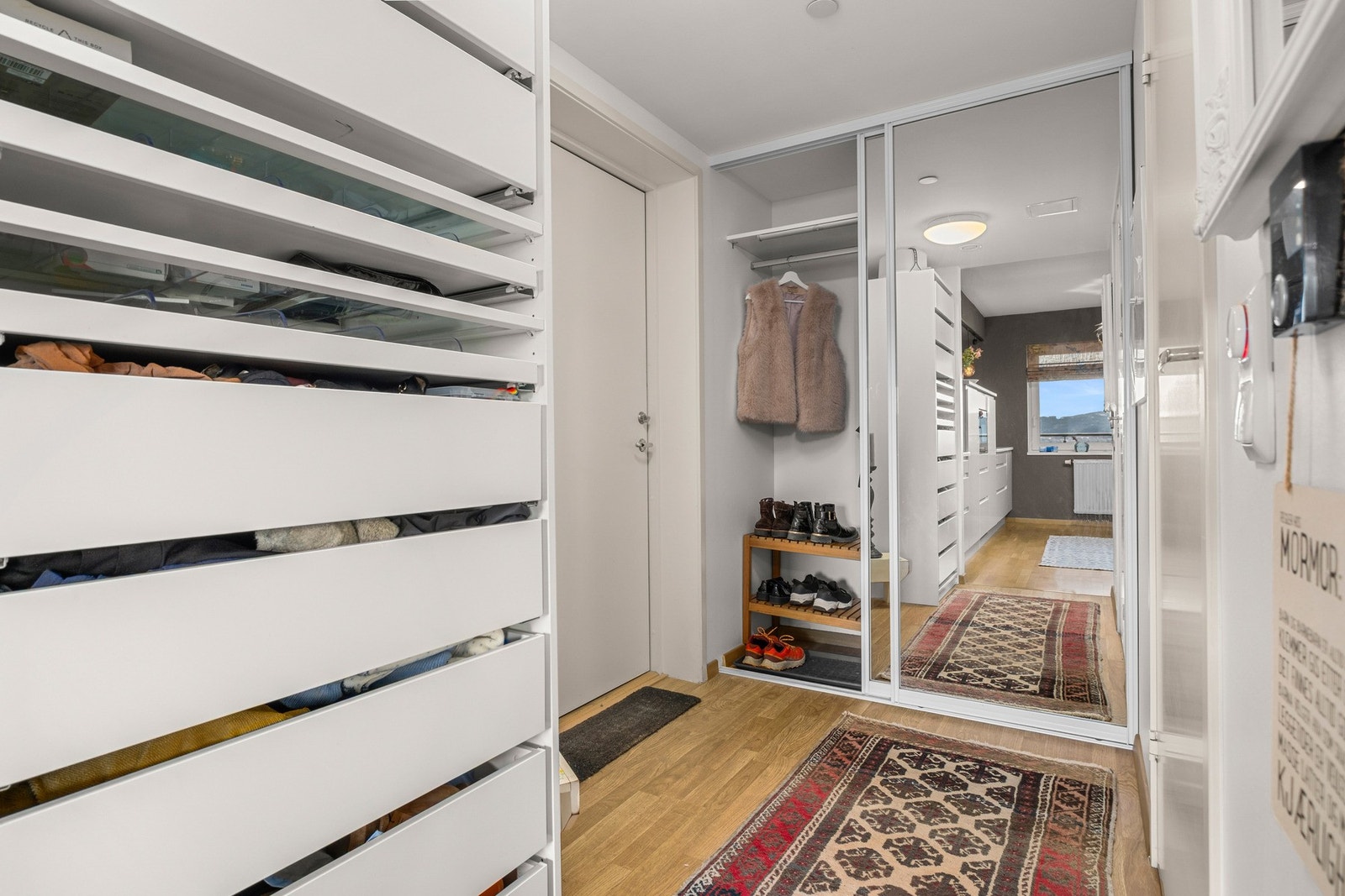 Omkledningsrommet er på 5 kvm. Galleribilde