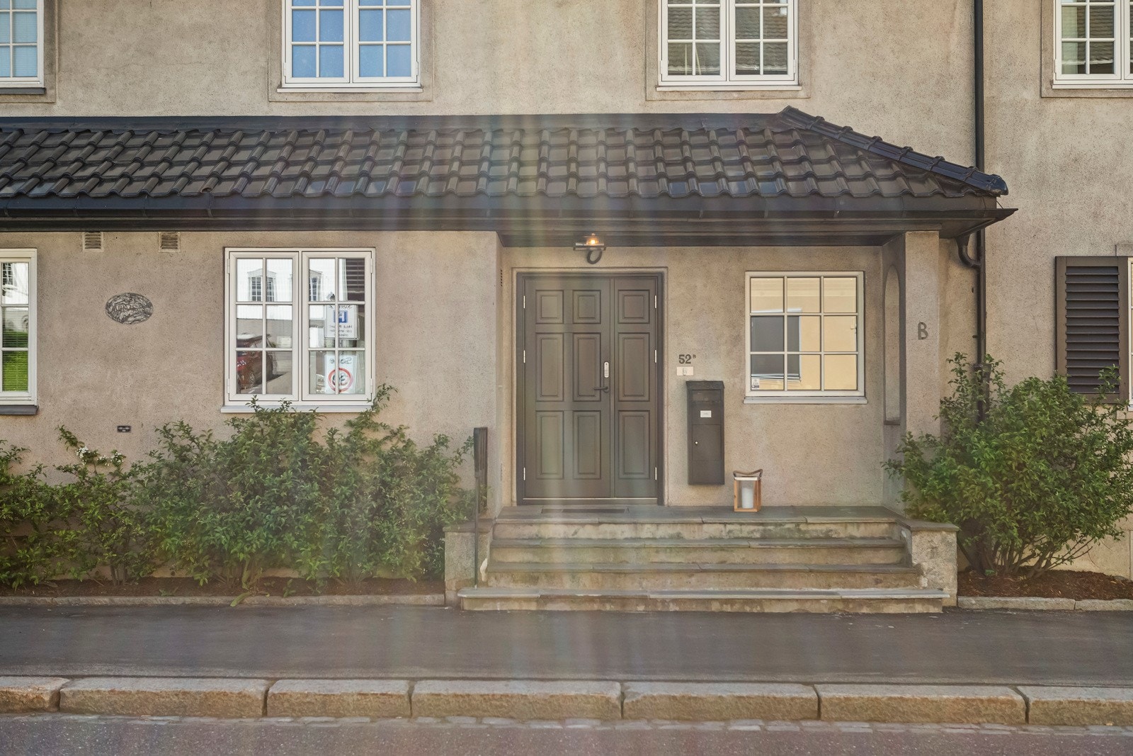 Vestfold fylkeskommune har besluttet å stenge fv. 308 Nedre Langgate for tungtransport Galleribilde