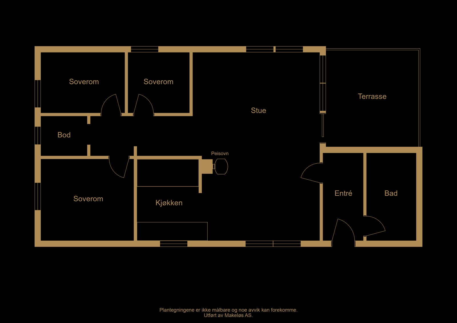Plantegning - Avvik kan forekomme. Galleribilde