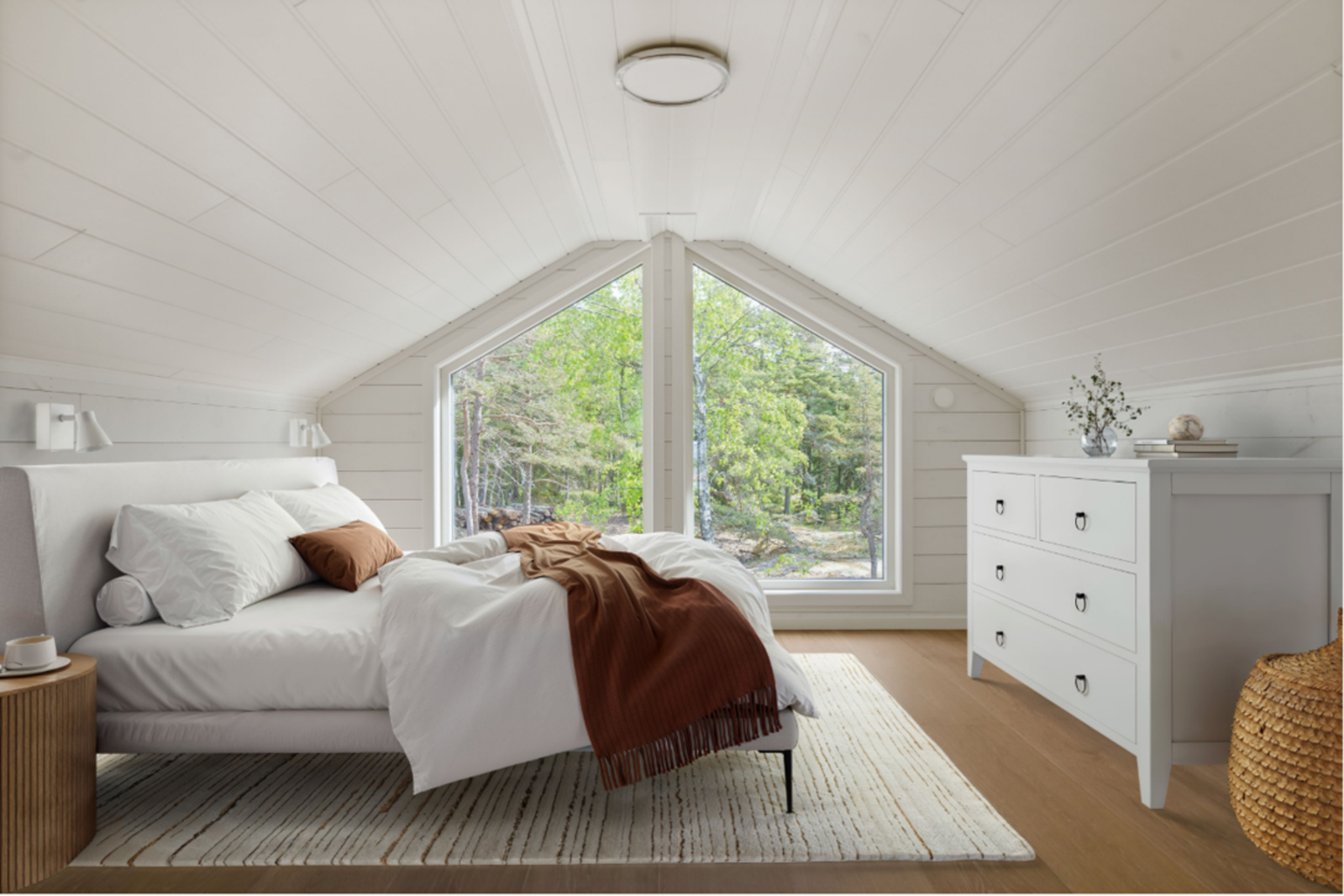 Perfekt som gjesterom. Bildet er digitalt redigert. Galleribilde