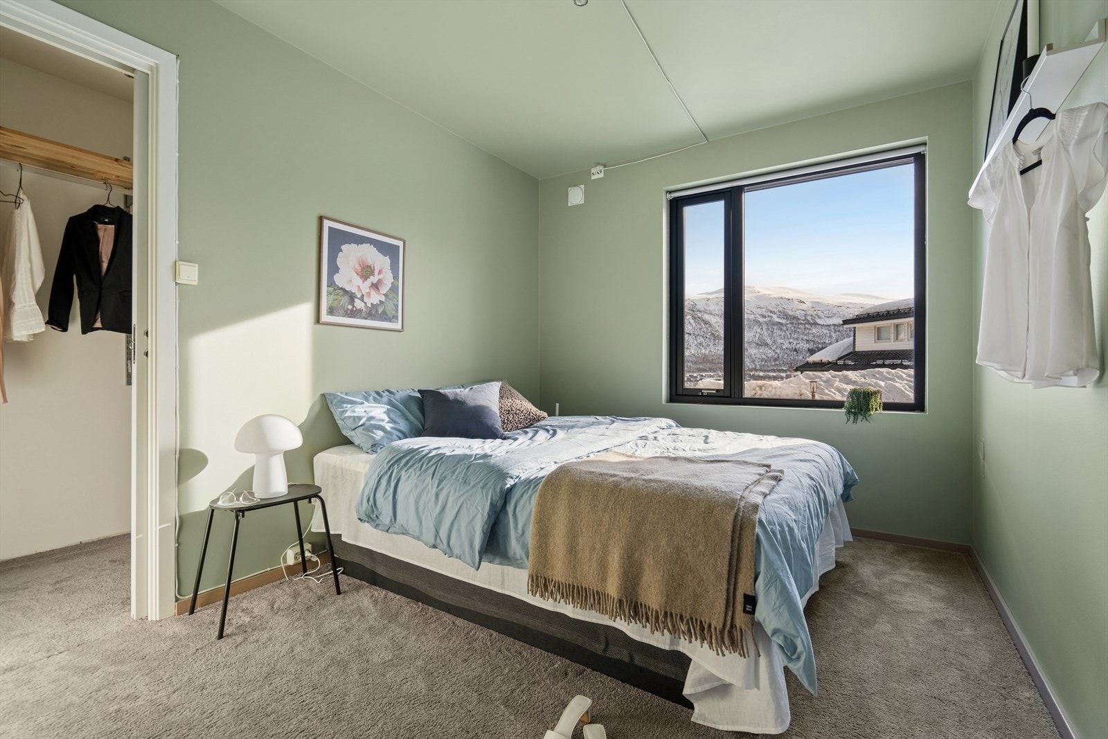 Det er to soverom i leiligheten. Galleribilde