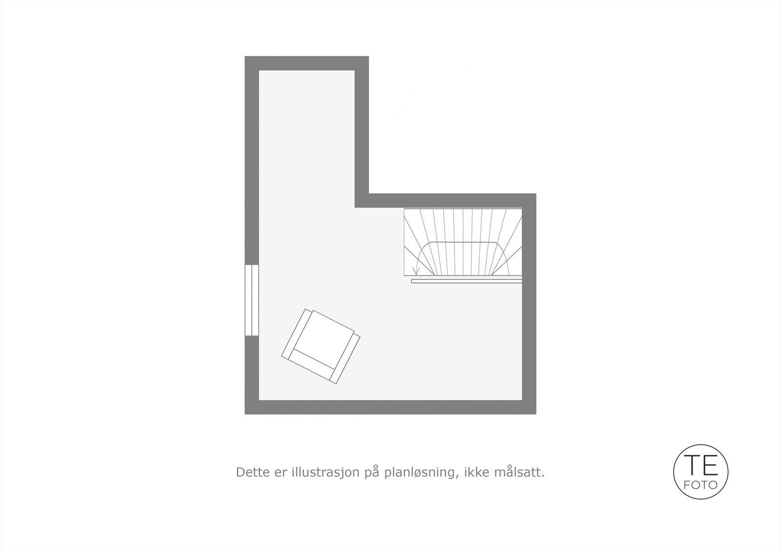 Plantegning Loft Galleribilde