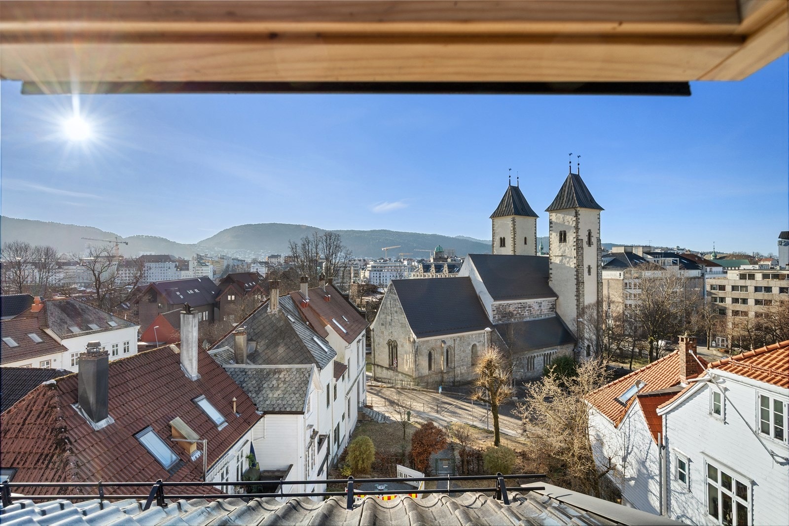 Utsikten fra loftsetasjen. Galleribilde