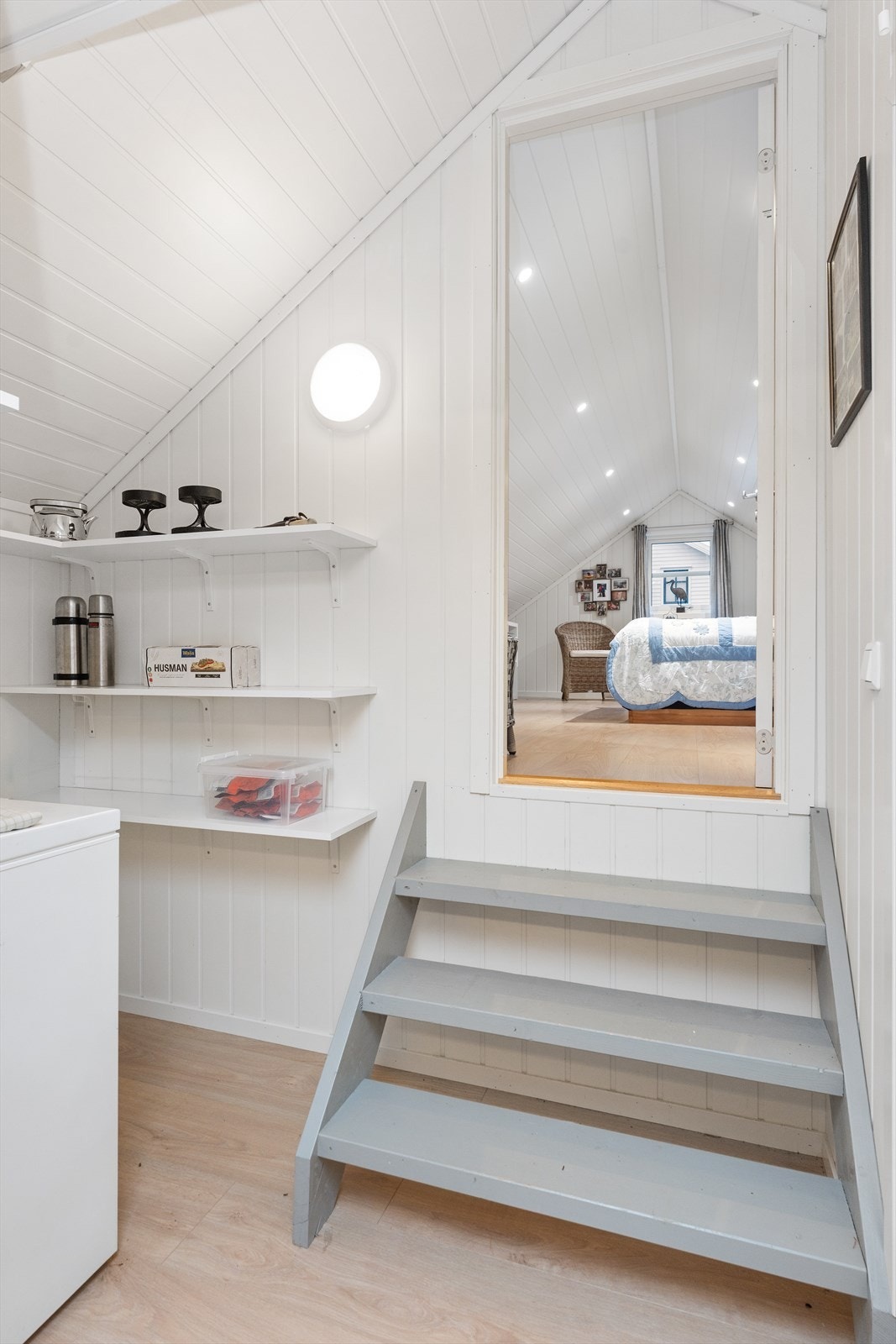 Gode løsninger innforbi garasje med lagringsplass Galleribilde