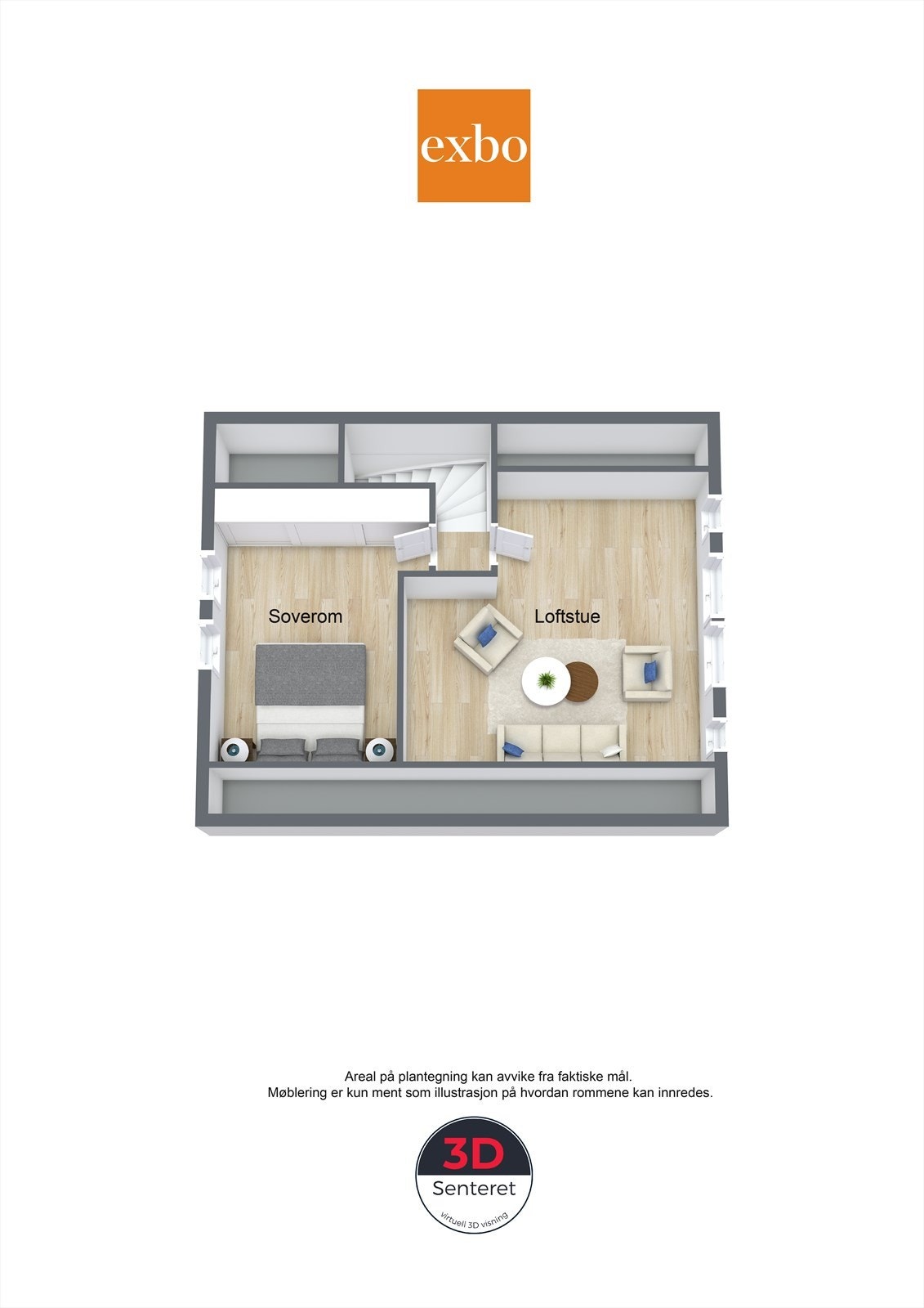 Plantegning 3.etg Galleribilde
