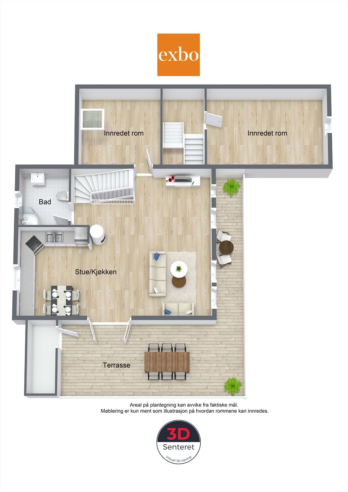 Plantegning 2.etg Galleribilde