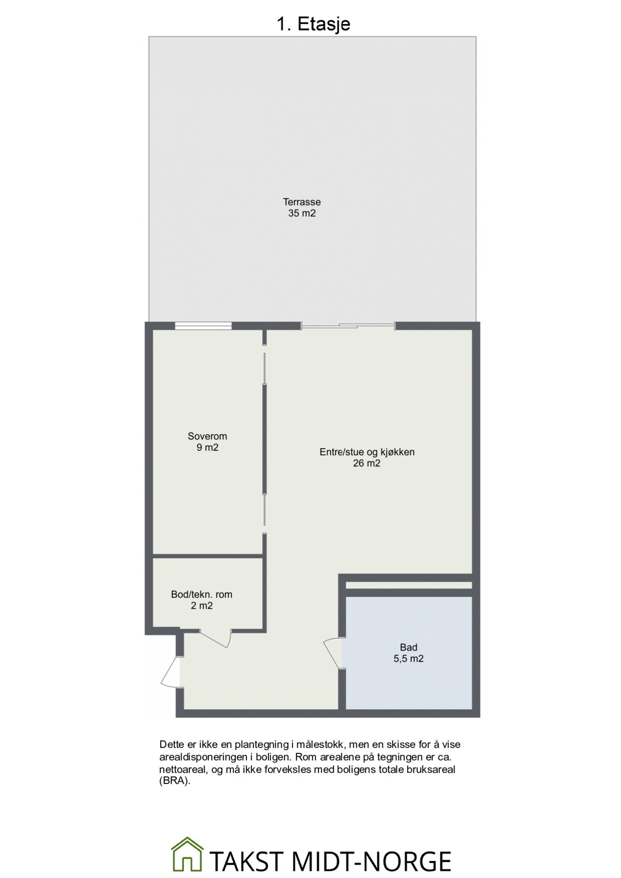 Planskisse. Galleribilde