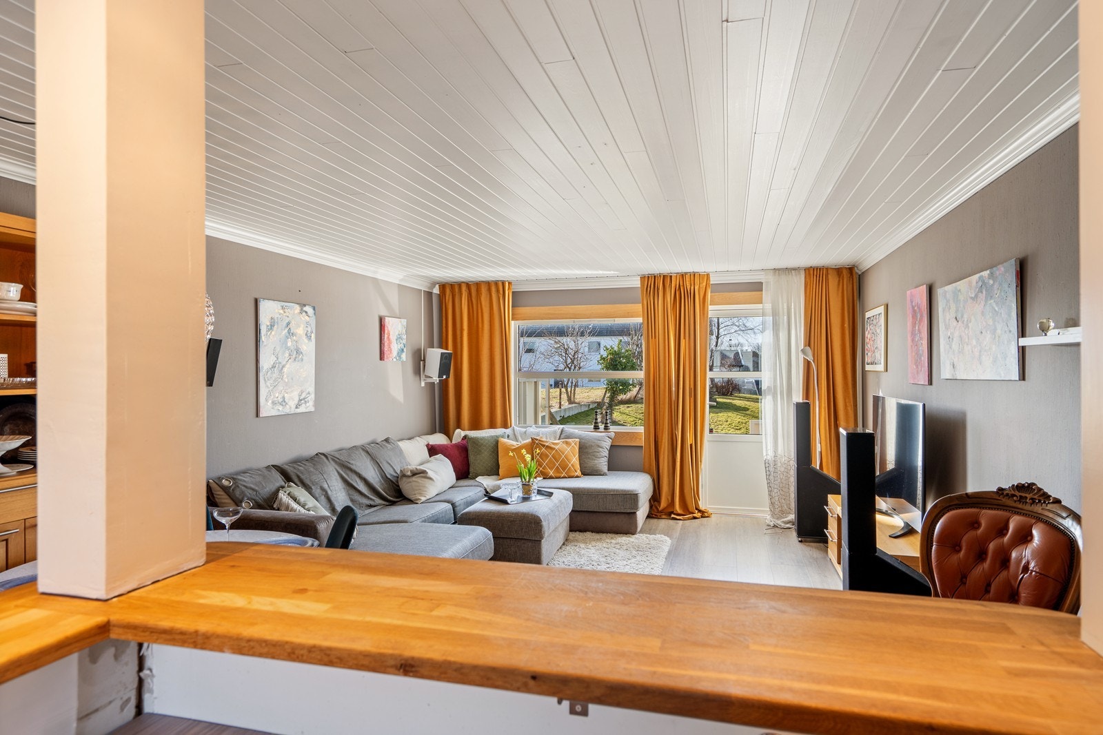 Fra kjøkken mot stue Galleribilde