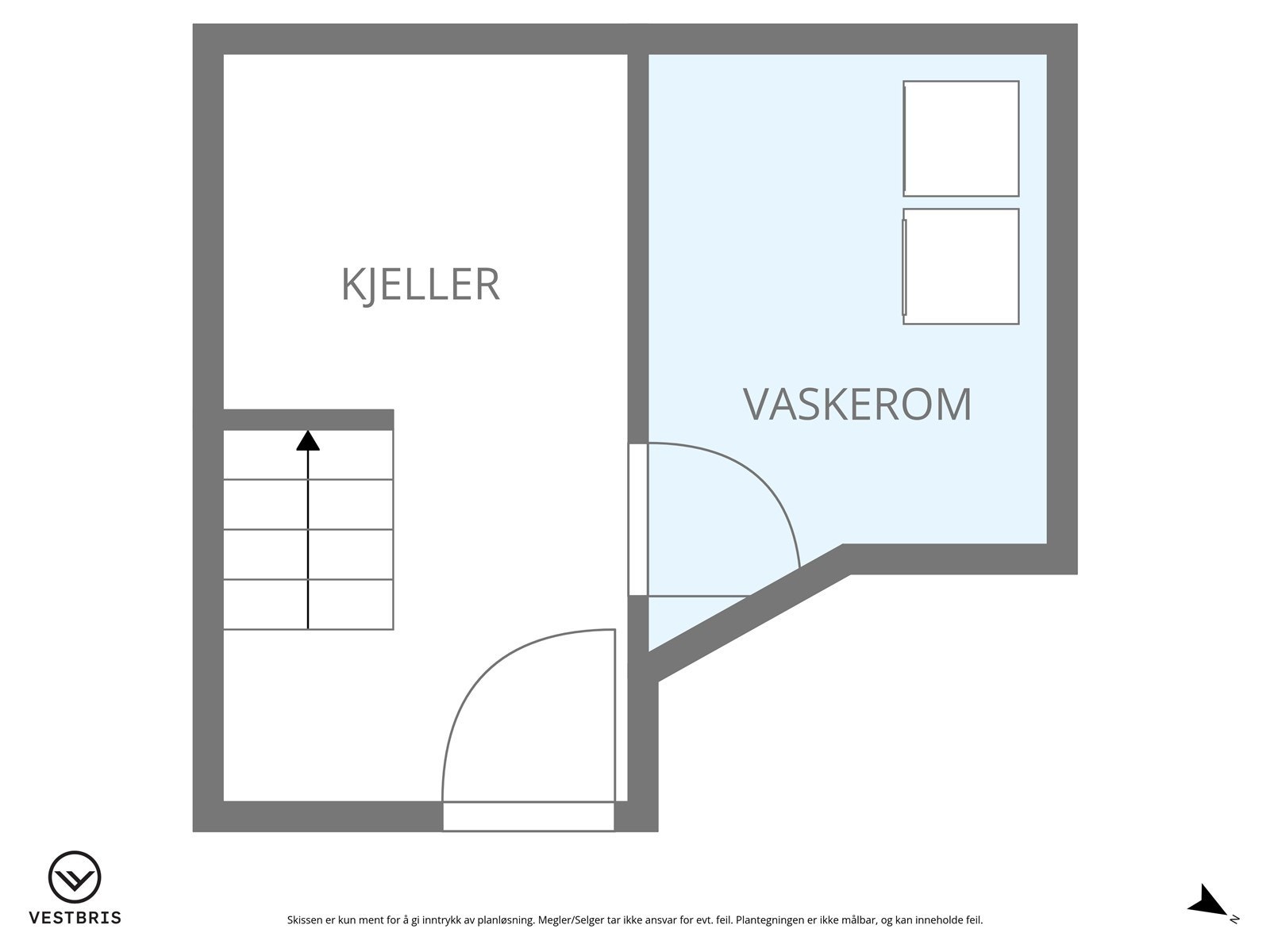 Plantegning kjeller Galleribilde