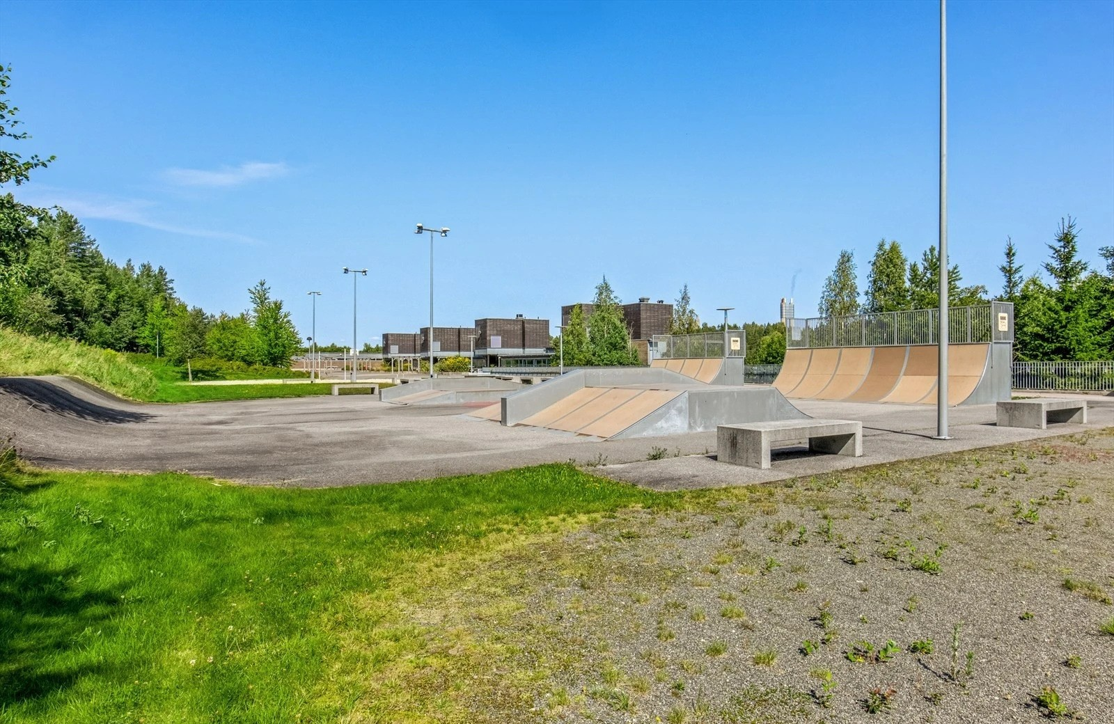 Skatebordpark. Galleribilde