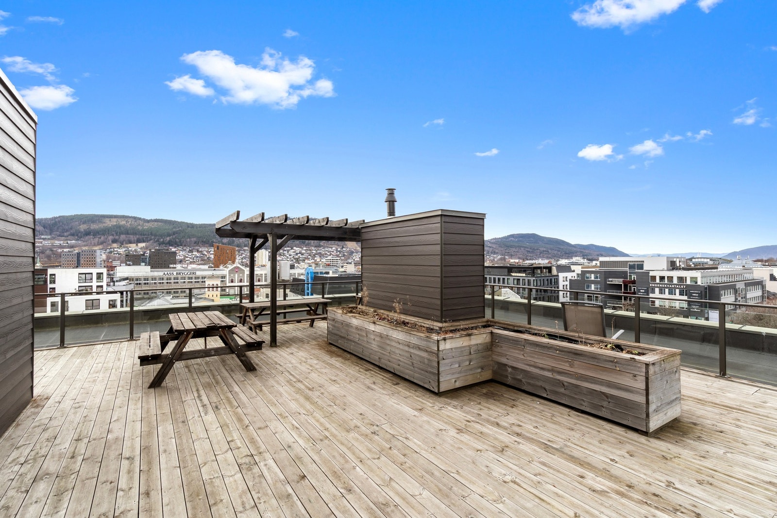 Felles takterrasse Galleribilde