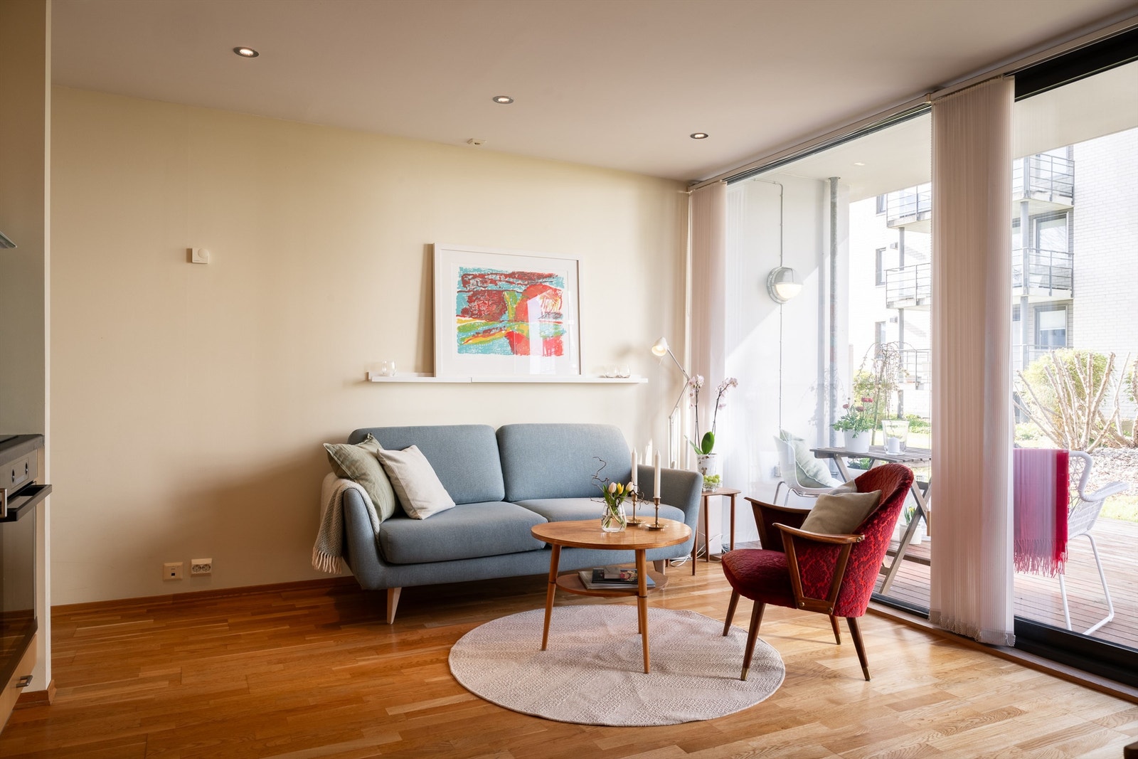 Stuen/kjøkken har også gulvvarme. Galleribilde