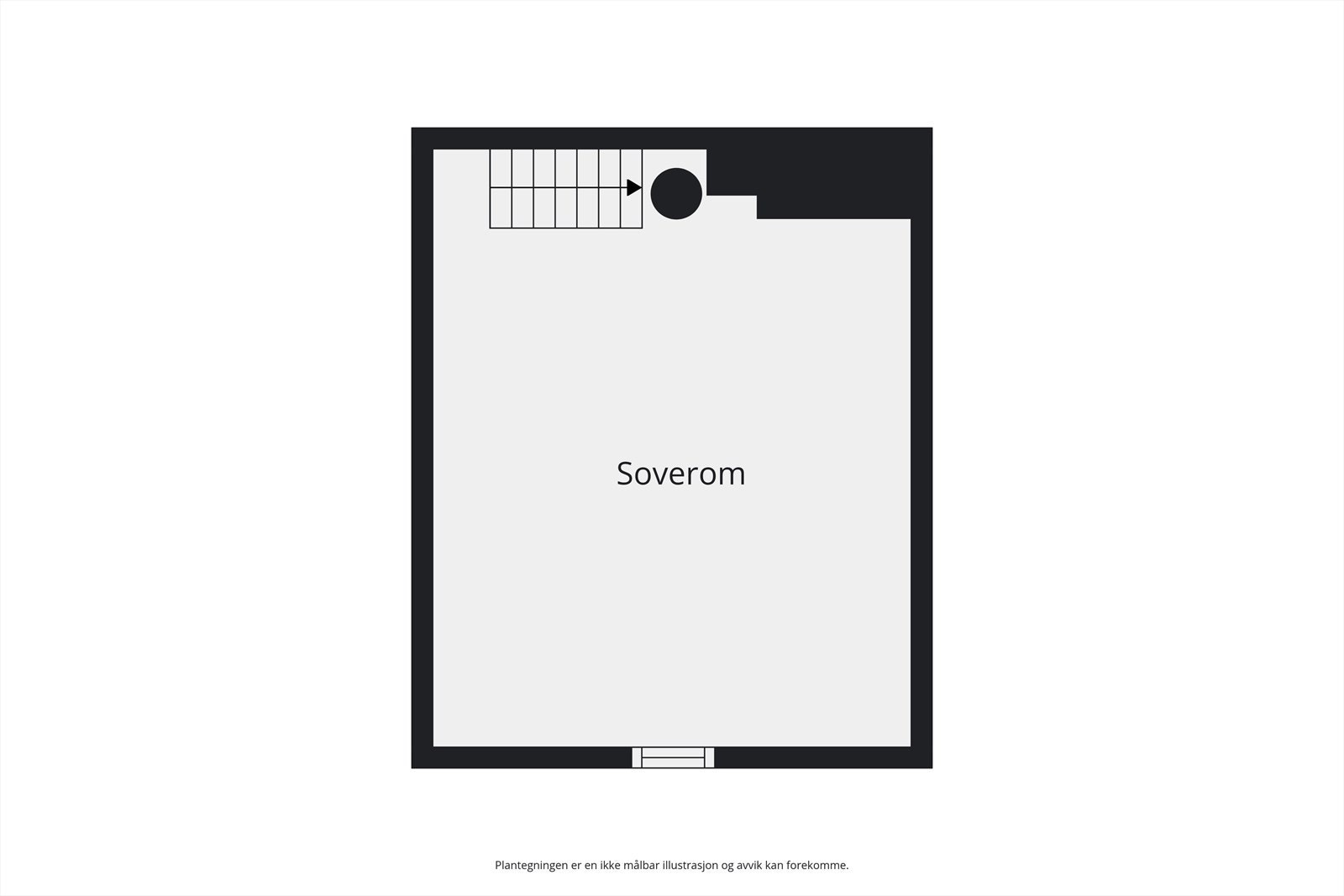 Plantegning loft Galleribilde