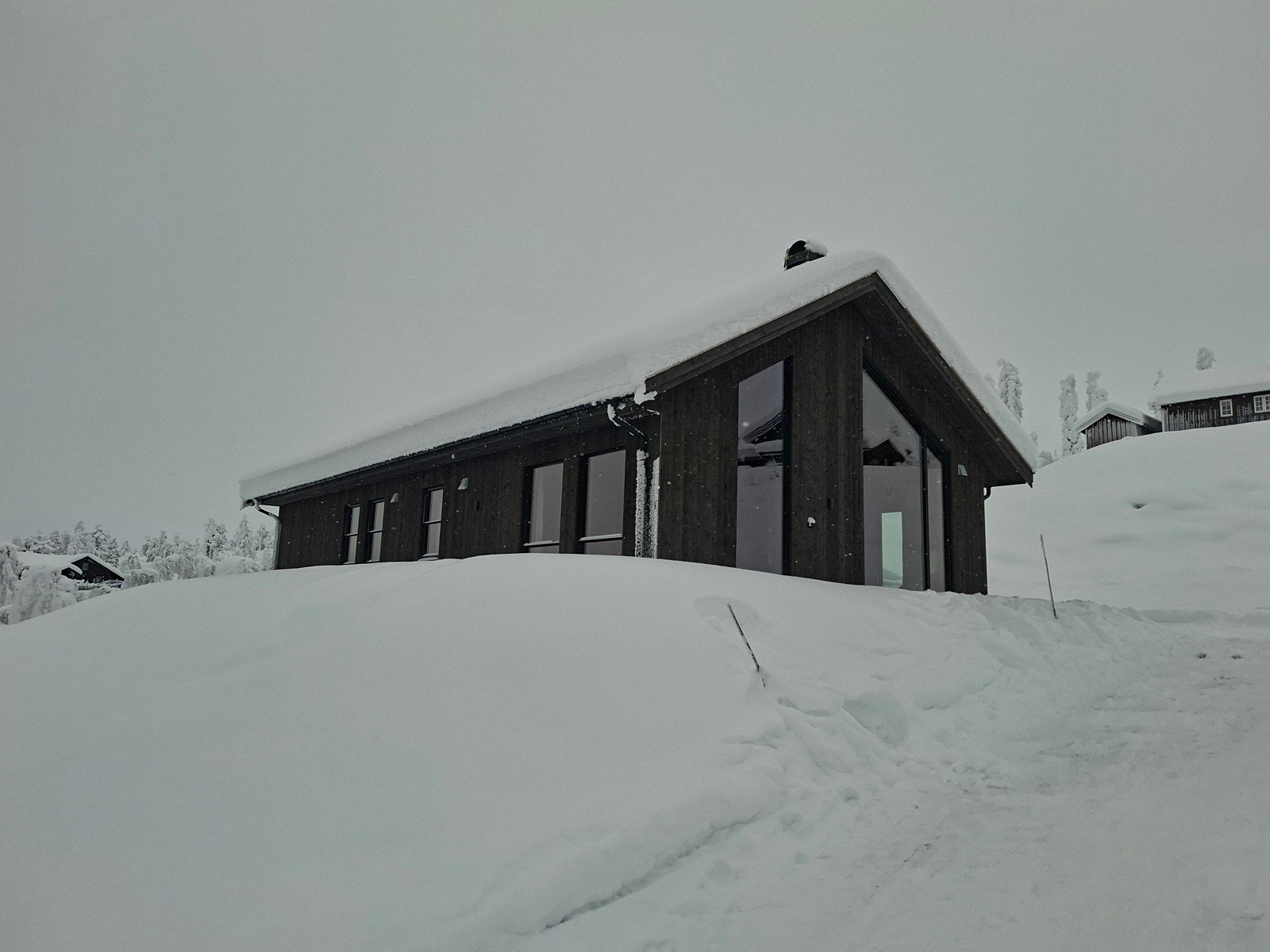 Vinterbilde som selger selv har tatt. Galleribilde