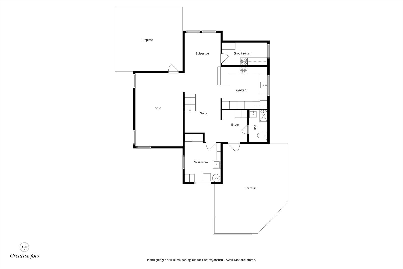 Plantegning Galleribilde