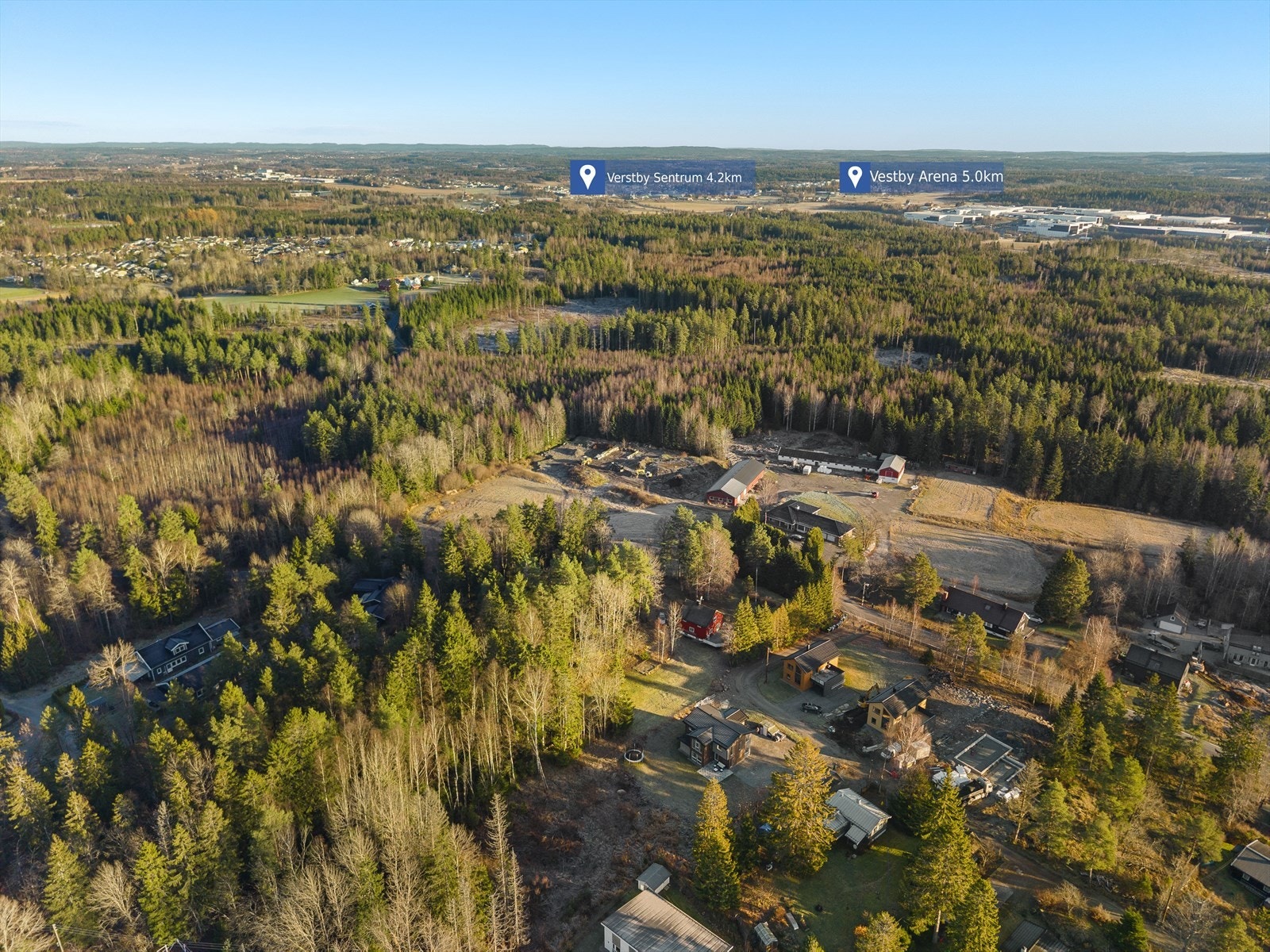 Dronefoto Galleribilde