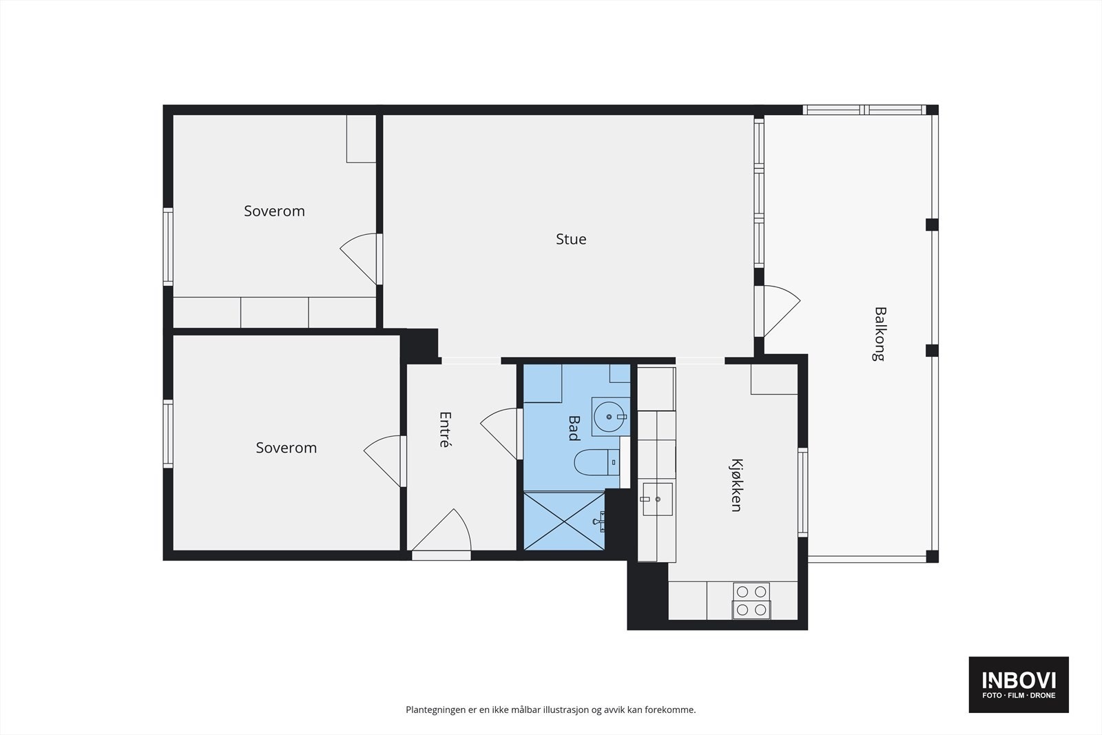 Plantegning Galleribilde